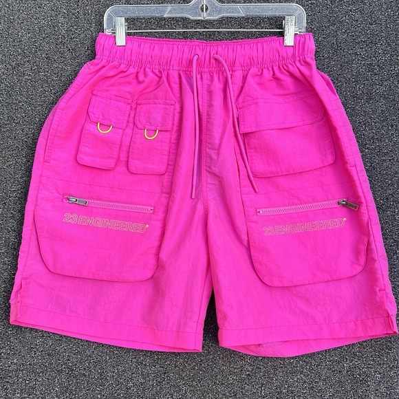 Nike Other - Nike Air Jordan Utility 23 Engineered Shorts Size Large Pink Cargo Shorts